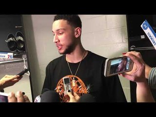 (full) BEN SIMMONS talks JOEL EMBIID making the All-Star team