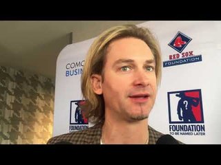 BRONSON ARROYO savors being back in BOSTON for Saturday's HOT STOVE COOL MUSIC