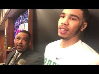 JAYSON TATUM on recent back INJURY