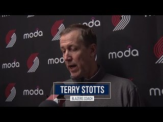 Terry Stotts talks Jusuf Nurkic, CELTICS' dominant defense