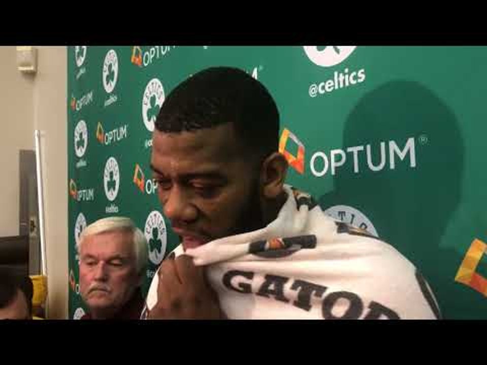 (full) GREG MONROE is getting acclimated to the CELTICS system