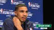 JAYSON TATUM loves playing with KYRIE IRVING