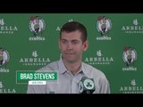 BRAD STEVENS on KYRIE IRVING not playing in 2nd half due to knee soreness