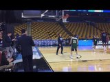 VILLANOVA LAYUP DRILLS BOSTON EAST REGIONALS