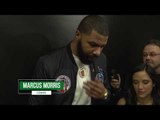 MARCUS MORRIS Taps Ref on the Butt, gets Ejected vs RAPTORS