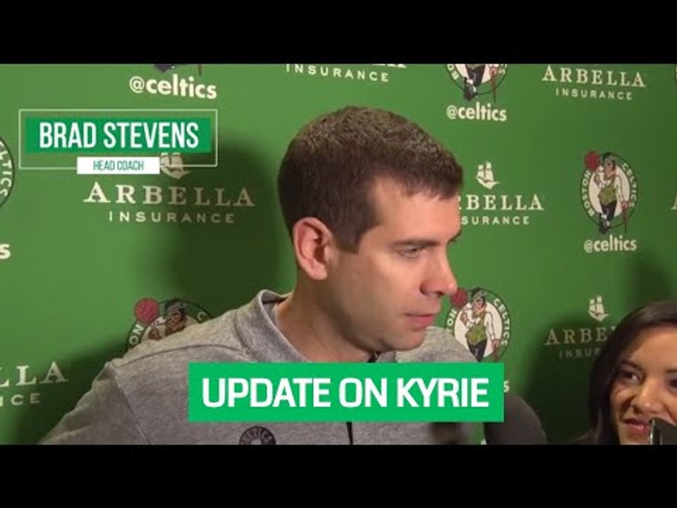 Kyrie "should be fully healthy" by CELTICS opening night 2018-19 via BRAD STEVENS