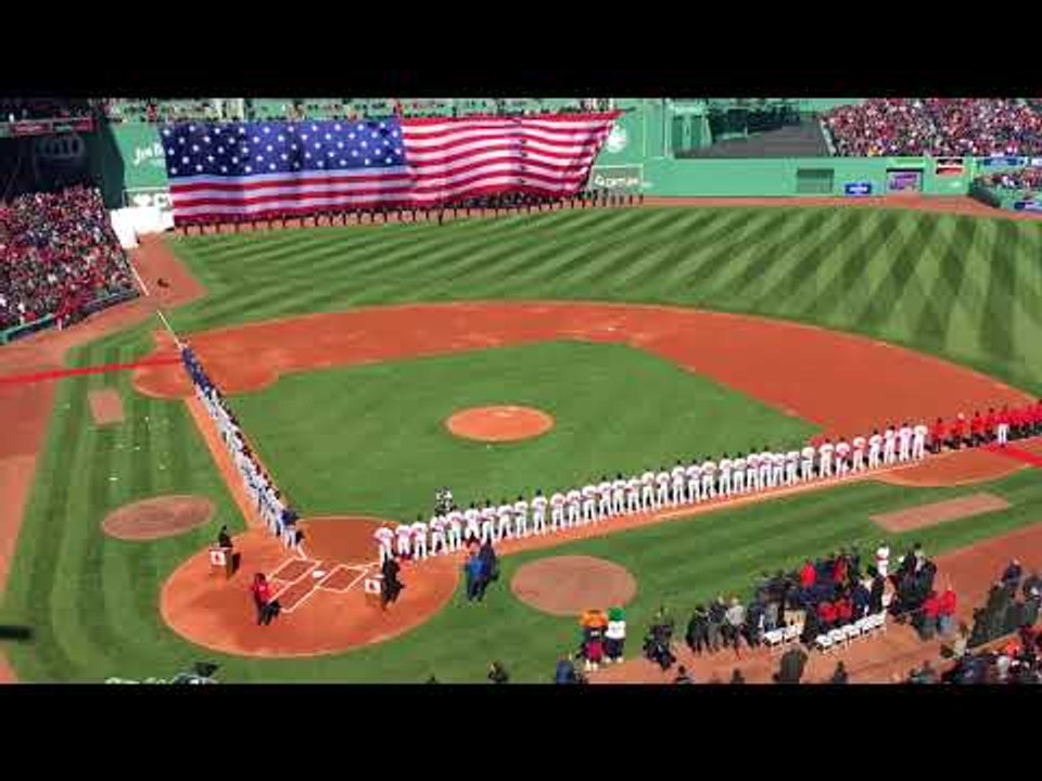 RUTH POINTER sings FENWAY PARK national anthem