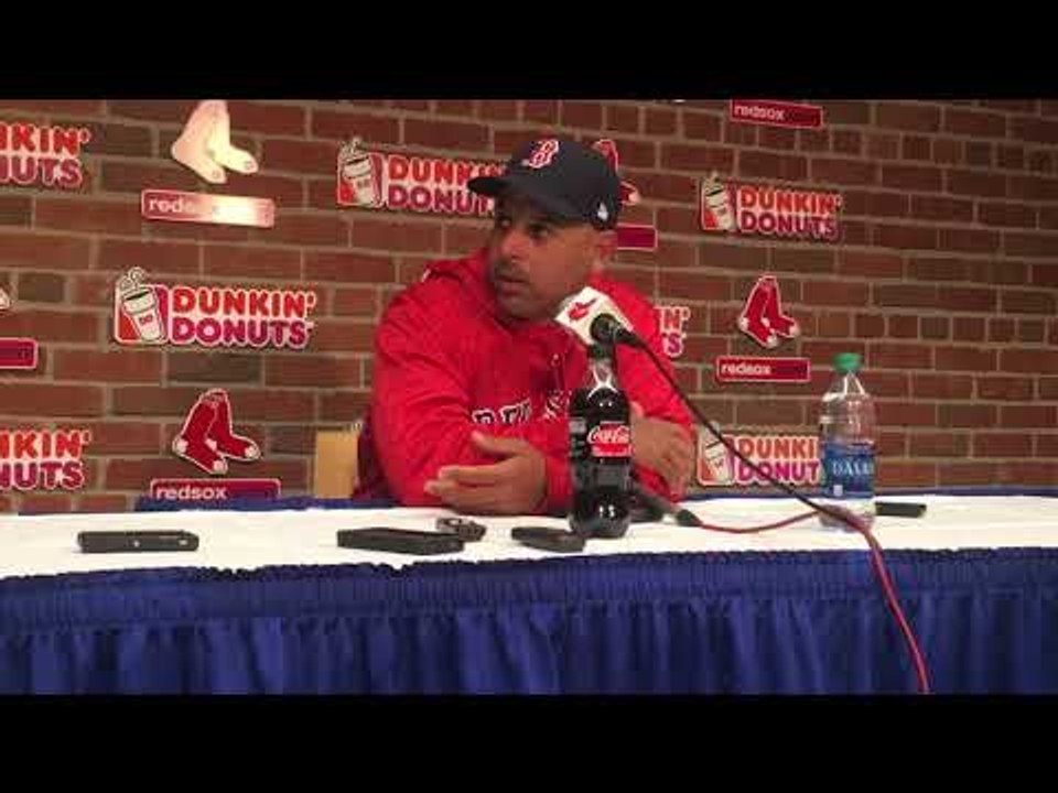 ALEX CORA FULL POSTGAME Red Sox Rally Win