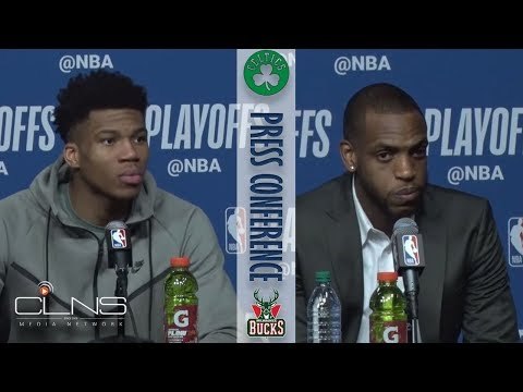 GIANNIS ANTETOKOUNMPO & KHRIS MIDDLETON talk tough fouls, tougher shots