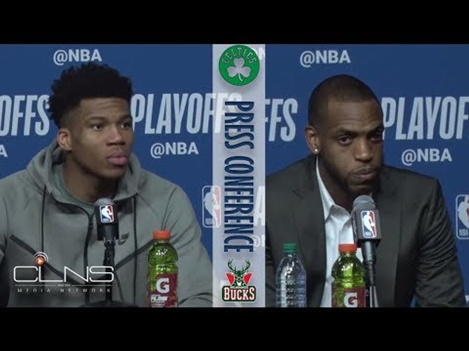 GIANNIS ANTETOKOUNMPO & KHRIS MIDDLETON talk tough fouls, tougher shots