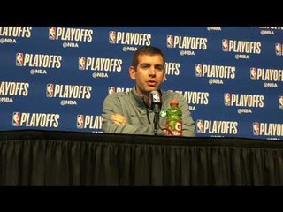 BRAD STEVENS full Game 2 PREGAME on GORDON HAYWARD and BUCKS
