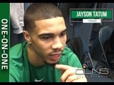 JAYSON TATUM Details the Differences between Reg Season & NBA PLAYOFFS - CELTICS 
