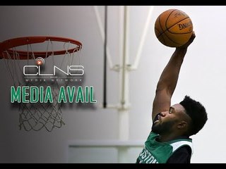 (FULL) JAYLEN BROWN talks about Boston defending their home court