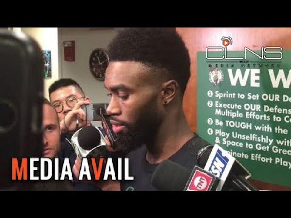 Jaylen Brown explains hamstring injury