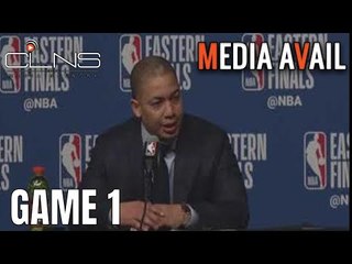 Tyronn Lue on CAVS loss to CELTICS in Game 1: "We Lost"