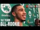 (FULL) JAYSON TATUM reacts to 1st Team All-Rookie Honors