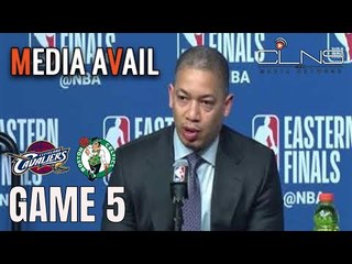 TYRONN LUE on the Art of Guarding LEBRON JAMES Prior to Game 5 vs CELTICS