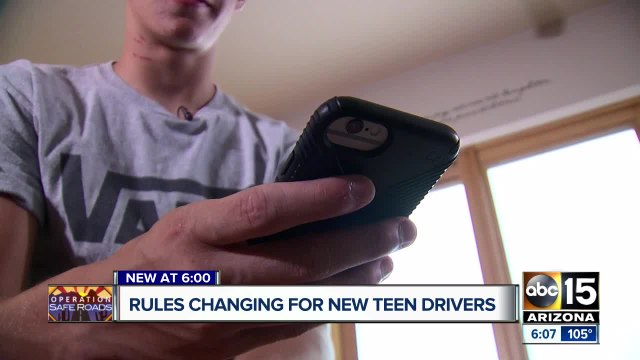 Rules changing for teen drivers on Arizona roads