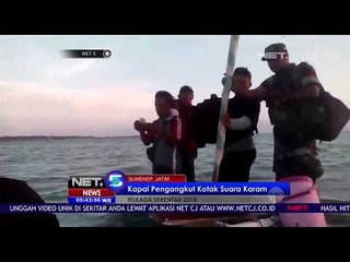 Kapal Pengangkut Kotak Suara Menabrak Karang -NET5