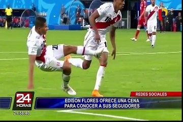 Edison Flóres ofrece una cena para conocer a sus seguidores