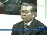 Fujimori condenado a 6 años de prisión