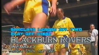 Blackburn Rovers - Leicester City 25-05-1992 Division Two Play-off Final