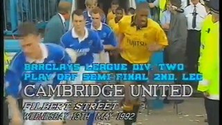 Leicester City - Cambridge United 13-05-1992 Division Two Play-off