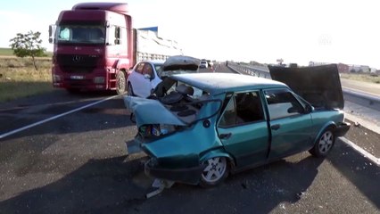 Aksaray'da trafik kazası: 5 yaralı