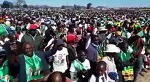 Zanu PF supporters fill up Mucheke Stadium grounds
