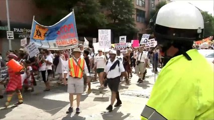 مظاهرات بأميركا رفضا لسياسات ترامب حول الهجرة