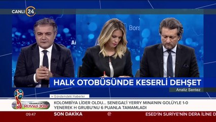 Halk otobüsünde keserli dehşet