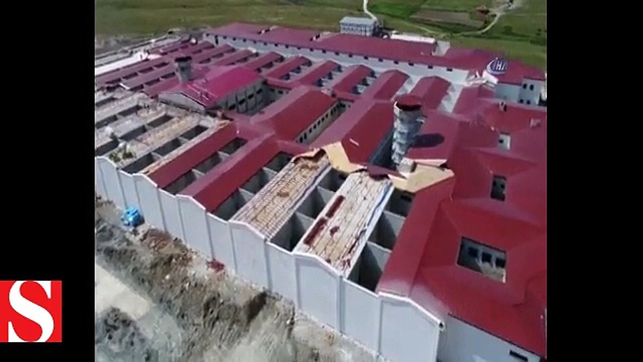 FETÖ�cüler için yapılan cezaevi havadan görüntülendi
