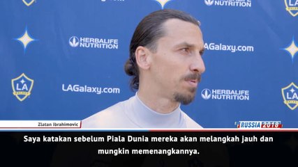 Saya Bahagia Untuk Kesuksesan Swedia di Piala Dunia - Zlatan