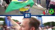 Brazil are warming up on the pitch, and moved into the Round of 16. Can their fans also win a challenge off the field. Check it out! #RivalHug