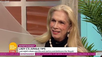 Lady C romanced Larry Lamb when he was at 'peak of masculinity'