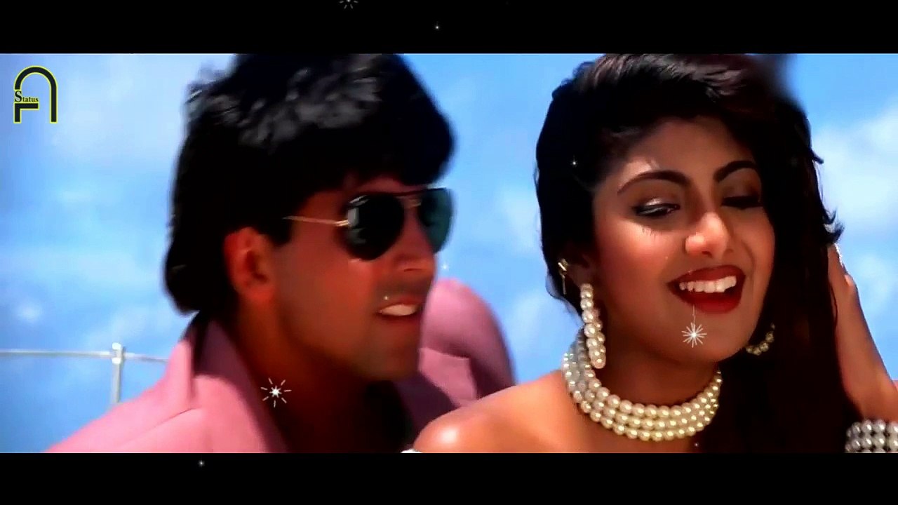 Chura Ke Dil Mera Song-Kehata Hai Dil Dhadak Te Hue-Main Khiladi Tu Anari Movie 1994-Akshay Kumar-Shilpa Shetty-Alka Yagnik-WhatsApp Status-A-Status