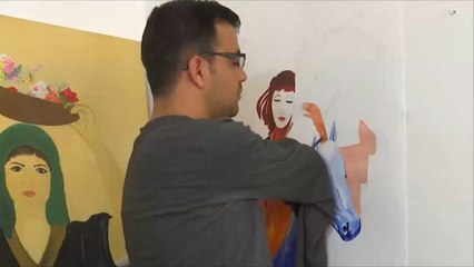 هذا الصباح-لاجئ سوري يأسر قلوب الأردنيين بلوحاته