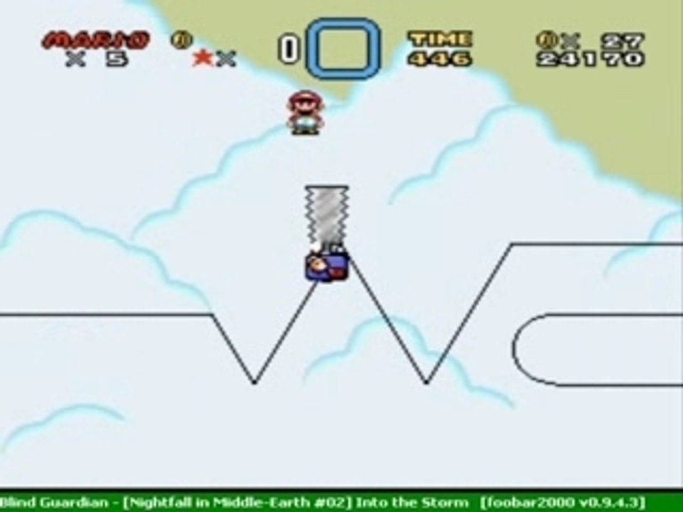 SMW+2 Green Blocks and Chainsaws