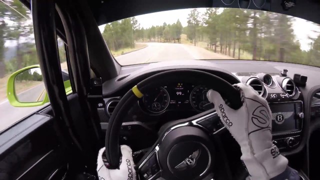 Pikes Peak Bentley Bentayga - Rhys Millen In Car View