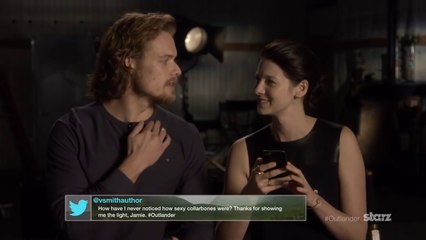 Outlander - Sam & Caitriona Read Your Tweets #2 [Sub Ita]