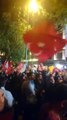 #شام || أسطنبول: احتفالات لأنصار حزب العدالة والتنمية التركي بعد فوزه في الانتخابات الرئاسية والبرلمانية المبكرة اليوم