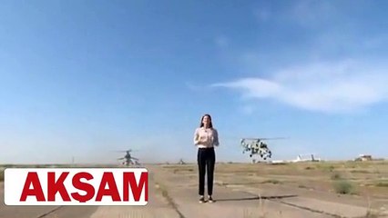 Скачать видео: Kadın gazeteci ölüme meydan okudu