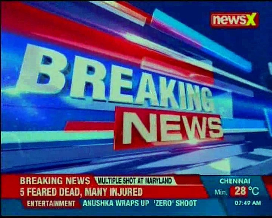 Shooting at Maryland Newspaper office; at least...