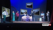 Report Tv - ‘A vdiq ai?' Shfaqja e fundit në Teatrin Kombëtar, regjisori e aktorët pro godinës së re