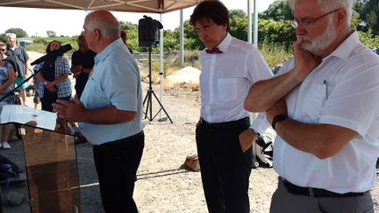 Mons: discours pour le 1er coup de pelle du skate-park