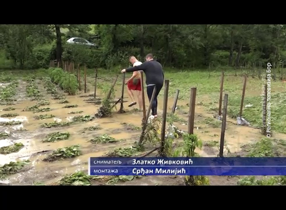 Nevreme u Osniću-Bukovu, 29.jun 2018. (RTV Bor)
