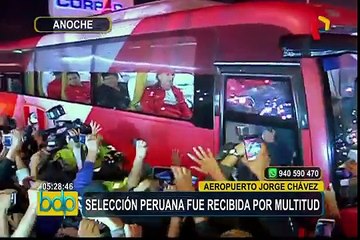 Así se vivió el multitudinario recibimiento de la Selección Peruana