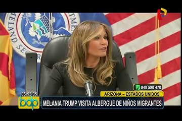 EEUU: Melania Trump llegó a Arizona para visitar a niños inmigrantes
