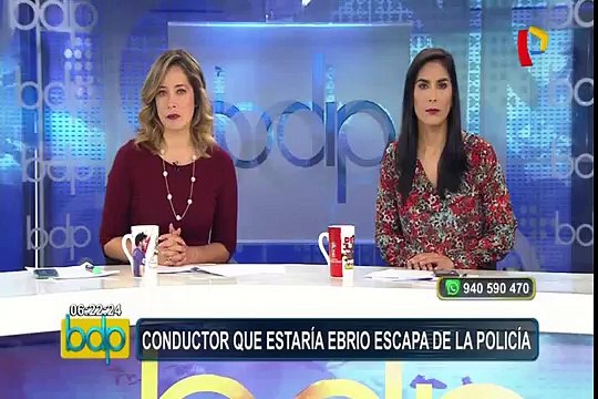 Matucana: conductor aparentemente ebrio intentó escapar de policía