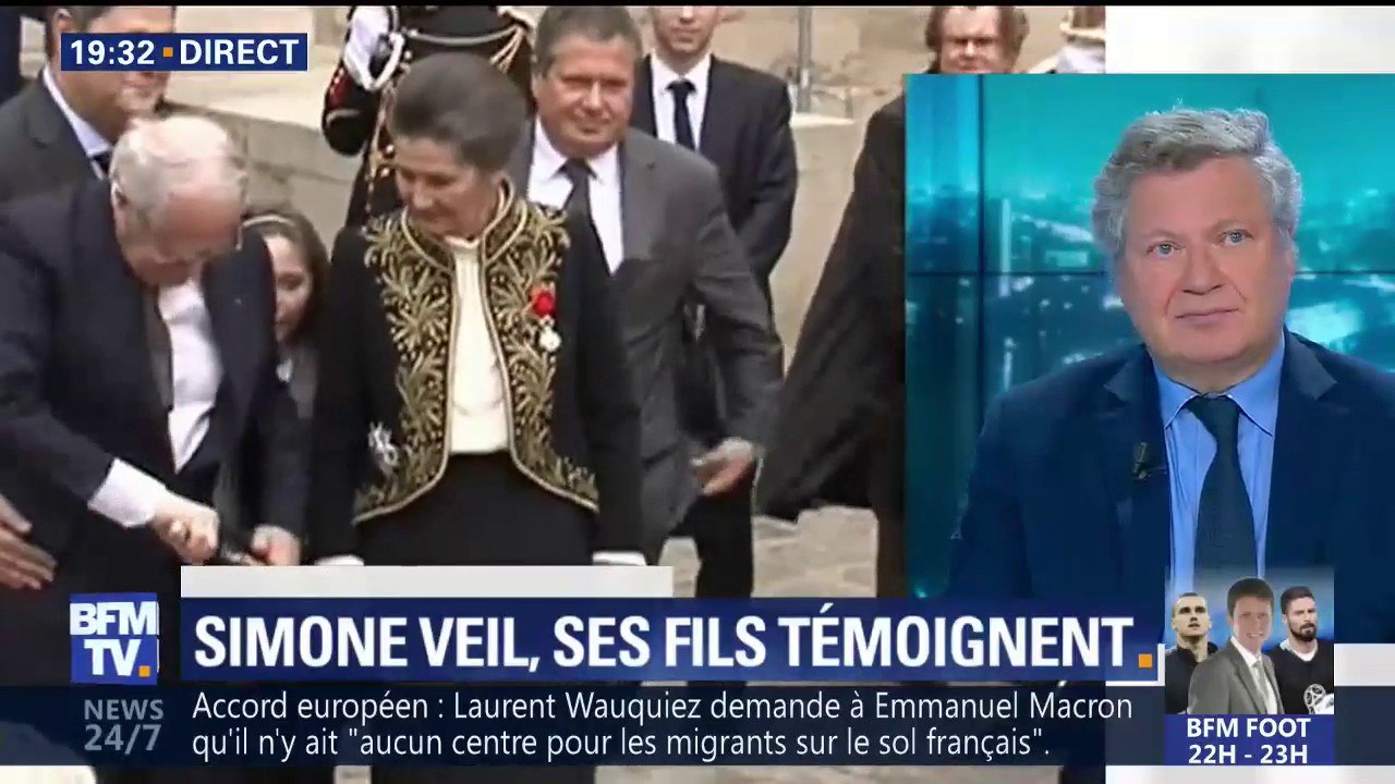 Simone Veil au Panthéon: "C'est une sorte de cadeau", estime son fils Jean Veil
